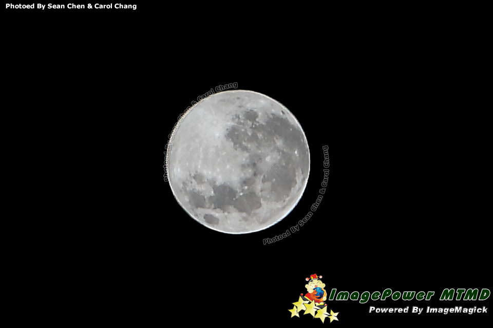 [一起看月亮]12 月 13 日凌晨的大滿月