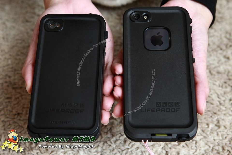 iPhone5 + LifeProof & iPhone4 + LifeProof